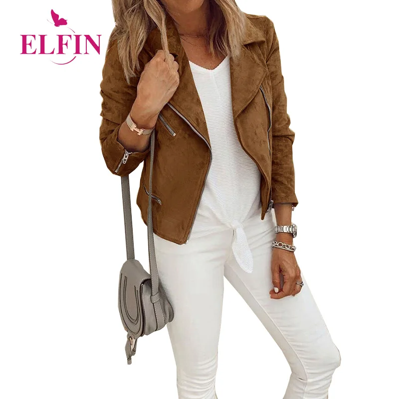 

2019 Winter Autumn Long Sleeve Zipper Office Lady Elegant Coats And Jackets Women SJ3806R