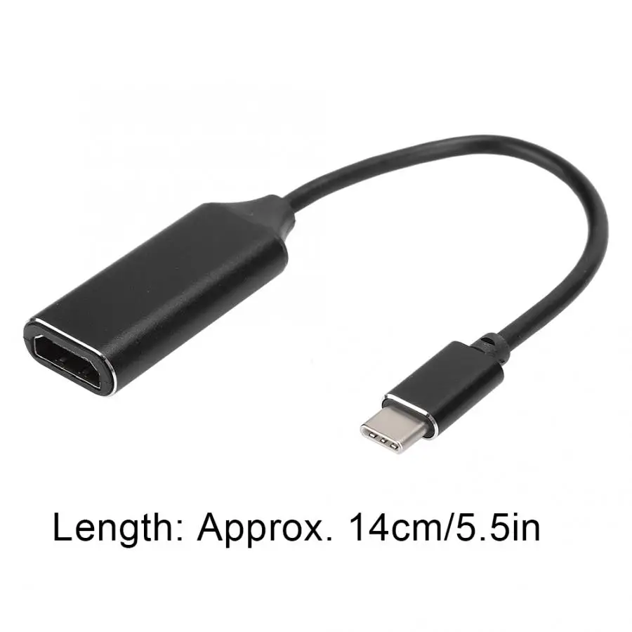 Адаптер переходник для проекционного экрана телефона с разъемами типа C и HDMI 4K 30