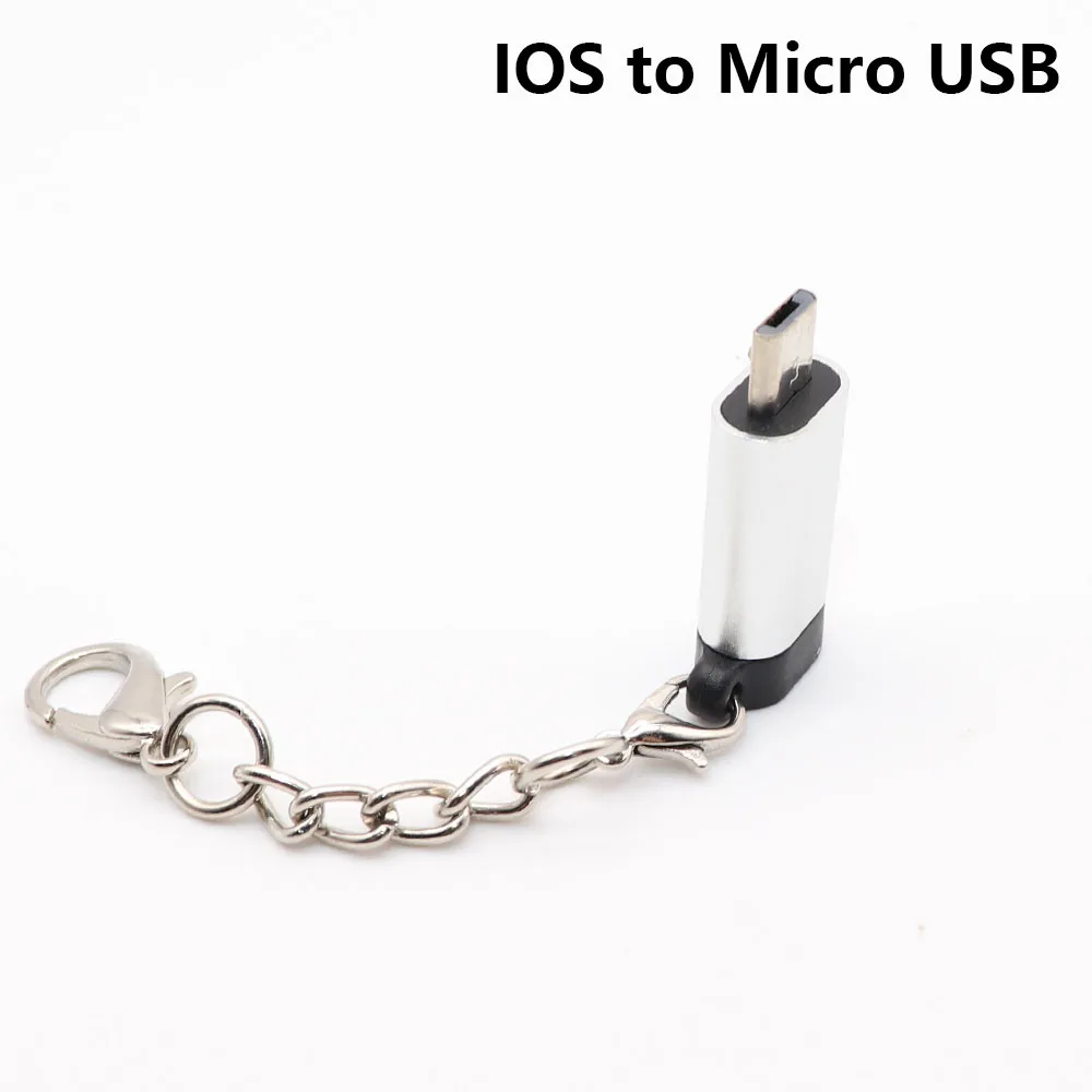 Для iPhone, чтобы Тип C адаптер Micro usb-конвертер для зарядки micro usb к Тип-c/usb3.0 конвертер для Xiaomi huawei - Цвет: F