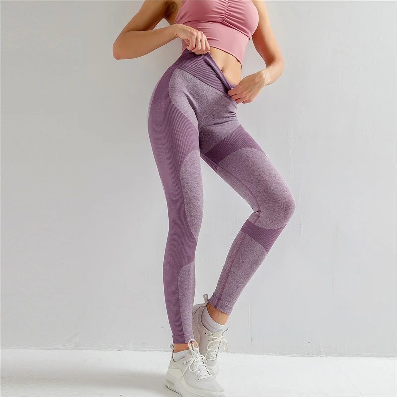 New Long Yoga Pants Women's Gym Leggings Fashion Sport Pants 4 Colors High Waist Workout Clothes Bondage Hip Fitness Leggings