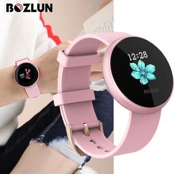 

Bozlun Smart 12 languages Digital Watch Women Russian Heart Rate Calorie Female Period Reminder Wristwatch Relogio Inteligente