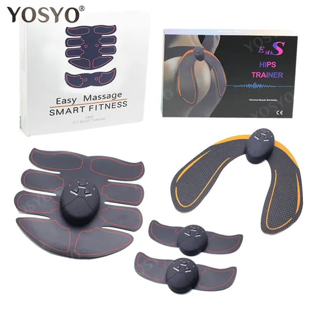 EMS Hip Trainer Muscle Stimulator ABS Fitness Buttocks Butt Lifting Toner Slimming Massager Unisex 3