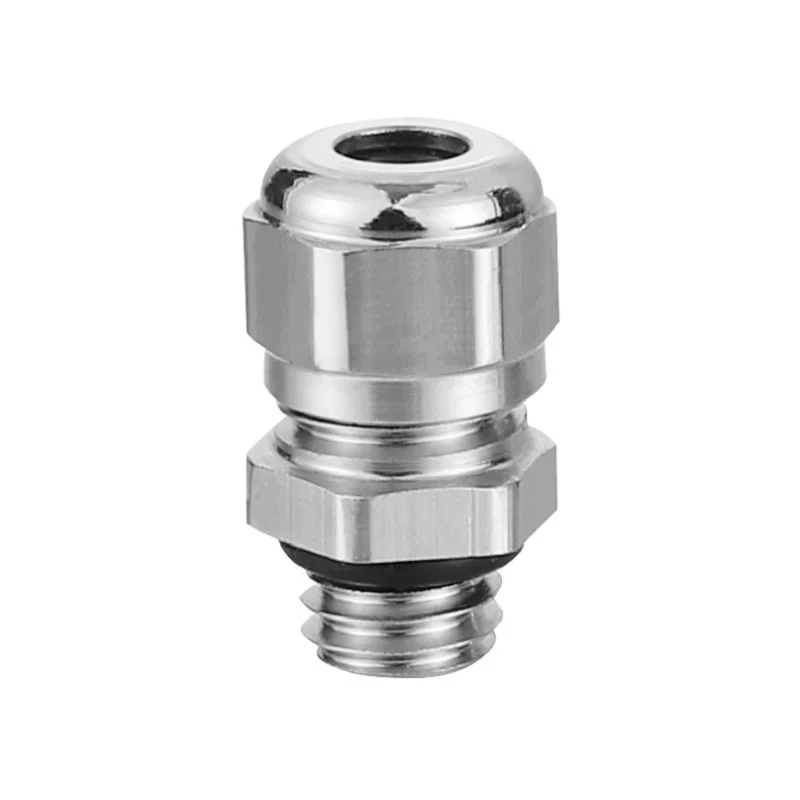 Nylon Rubber Plug M8*1.25(3-5MM) Metal Cable Waterproof Joint Flame-retardant Glan Head Cable Glands 20pcs