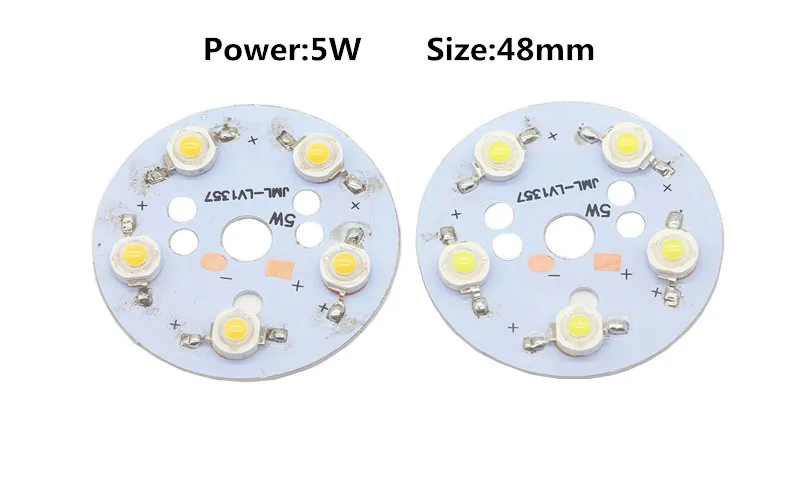 1 шт. 3 Вт 5 Вт 7 Вт светодиодный Cree светодиод светодиодный s чип 1 Вт чипы с 23 мм 30 мм 48 мм алюминиевая печатная плата для DIY фонарик прожектор
