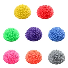 1 шт., Детский/Взрослый фитнес-мячик для занятий йогой, полумяч, кубик для воды, Алмазный Узор, ананас, мячик для массажа стоп-игрушка, фитнес-мячи