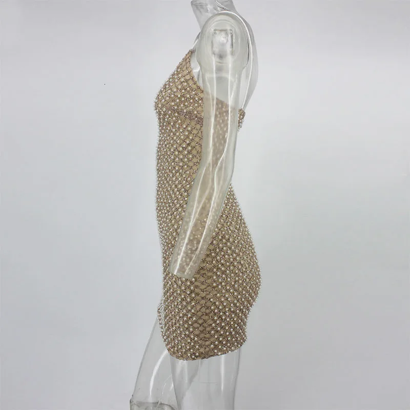 Yissang комплект из двух предметов с блестками и бусинами, сетчатый топ с подкладкой и открытой спиной и мини-юбки, комплекты из 2 предметов для женщин, летняя одежда