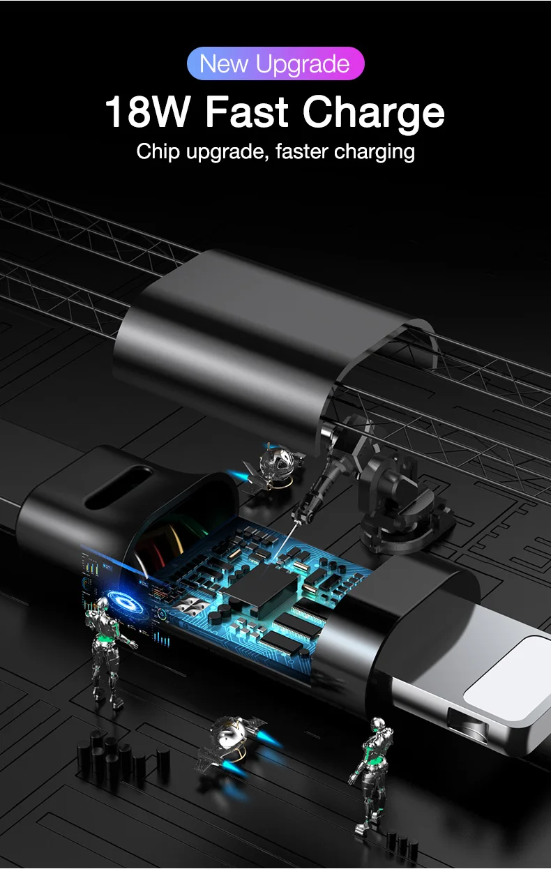 Cafele usb type C для Lightning Кабель для Iphone 8 X Xr 11 Pro Max 18 Вт Быстрая зарядка и синхронизация данных Шнур для Iphone зарядное устройство
