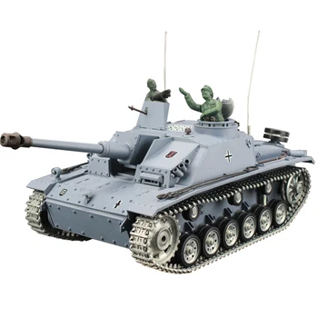 

1:16 German III-F8 Assault Tank 2.4G Remote Control Model Military Tank with Sound Smoke Shooting Effect -Metal Ultimate Edition