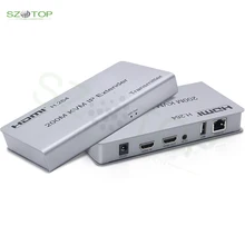 

Free Shipping 200M HDMI KVM Extender over IP with USB and Keyboard Port Support IR remote control 802.3 Ethernet Standard
