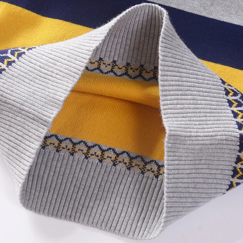 Beste Gestreept Katoen Jongens Truien O hals Kids Gebreide Slijtage Lente Herfst Trui Kinderkleding