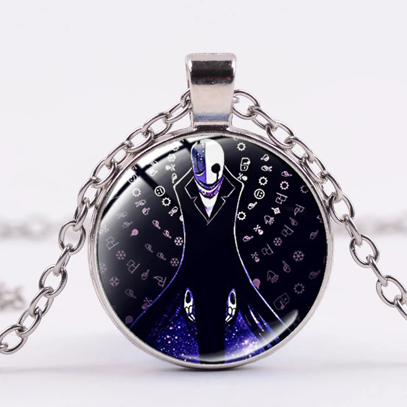 Style 5 SIAN новейший Undertale Sans подвеска в виде плаката модная игра Аниме Фигурка Косплей подвеска ручной работы стеклянный купол Seampunk цепь ювелирные изделия - Окраска металла: Style 5
