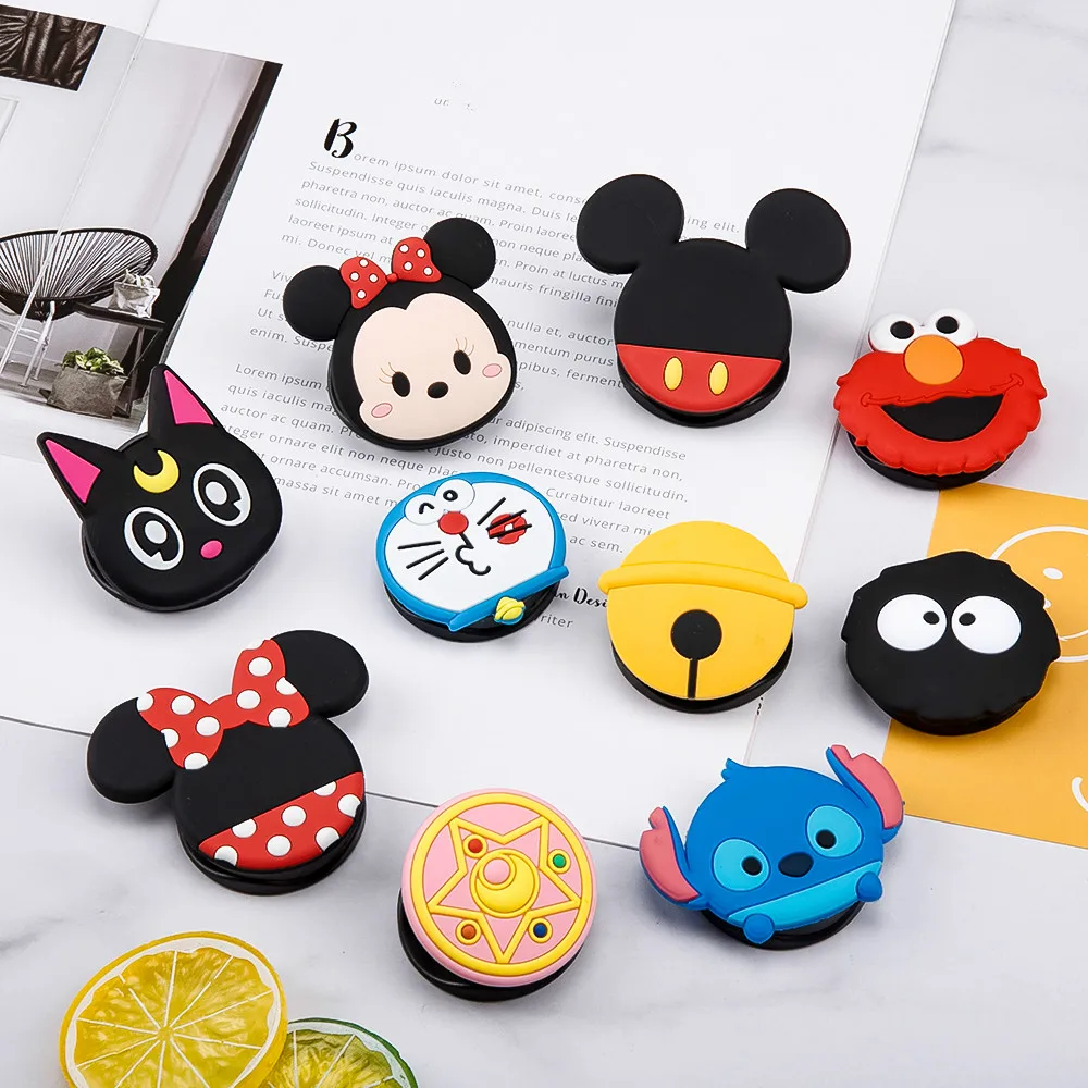 Универсальный мобильный телефон 1 шт. держатель для телефона с милыми 3D животными