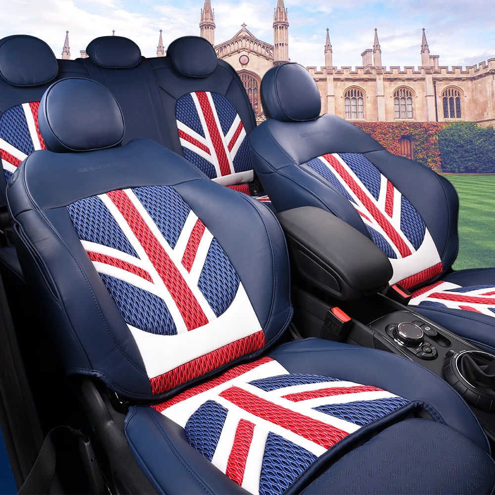For BMW MINI Cooper F54 Car Seat Covers Wholesale Waterproof Leather Auto Seat Protector Accessories Car Interior Accessories