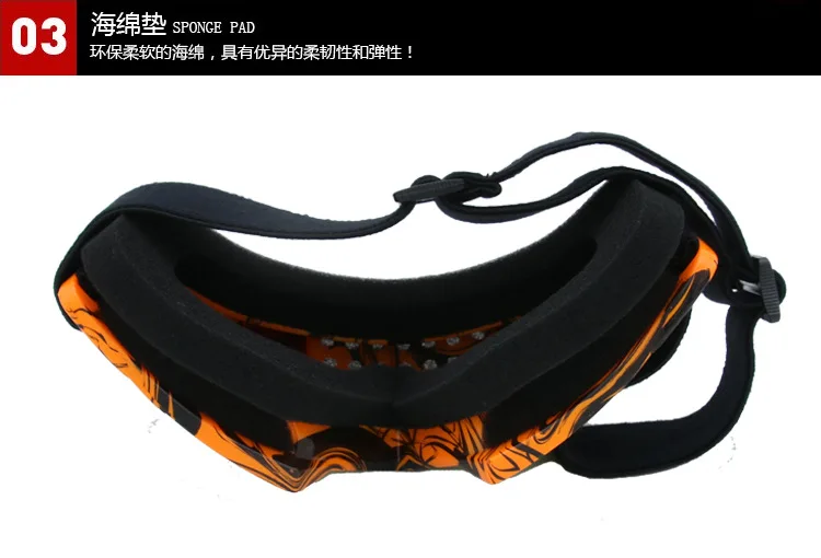 Manufacturers Spot motocross goggles glasses anti-wind riding mountaineering ski goggles impact frame