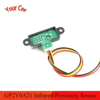 

GP2Y0A21YK0F GP2Y0A21 Infrared Proximity Sensor IR Analog Distance Sensor 10-80cm Infrared Distance Sensor 4.4-5.4V For Arduino