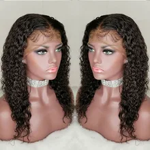 Eversilky бразильские волосы Remy кудрявые 4X4 Шелковый Топ Кружева передние парики человеческие волосы парики предварительно выщипанные волосы с волосами младенца для женщин