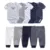 6/9PCS Baby Girl Clothes Newborn Unisex Solid Bodysuits+Pants Cotton Baby Boy Clothes Short Sleeve Girls Baby Clothing Cartoon 15