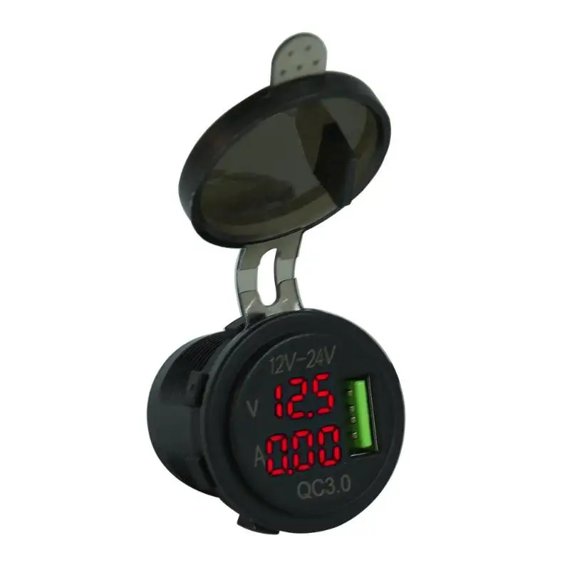 12 V-24 V зарядных порта USB для автомобиля Зарядное устройство умелые производство 3A зарядных порта USB для автомобиля Зарядное устройство Мощность гнездо адаптера для авто мотоцикла лодка