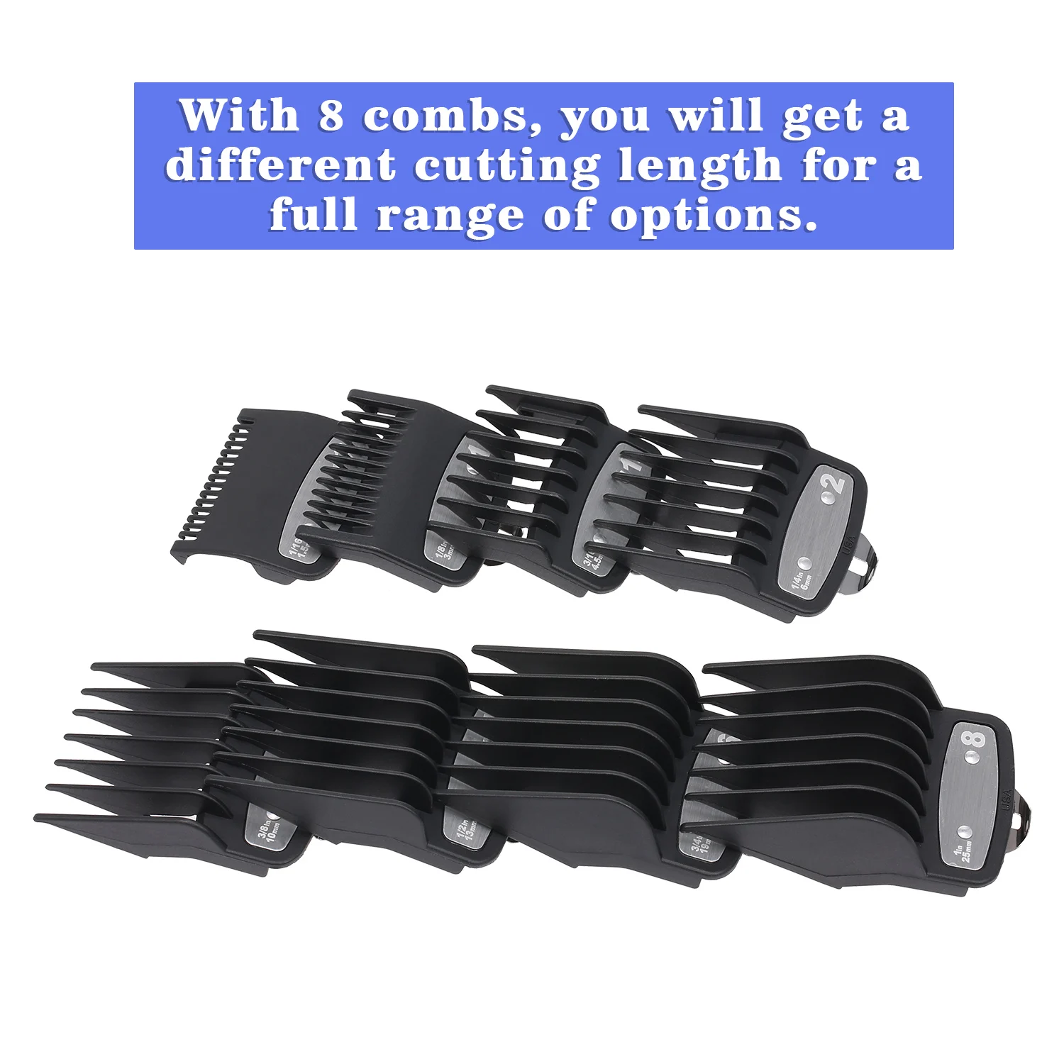 hair comb size guide