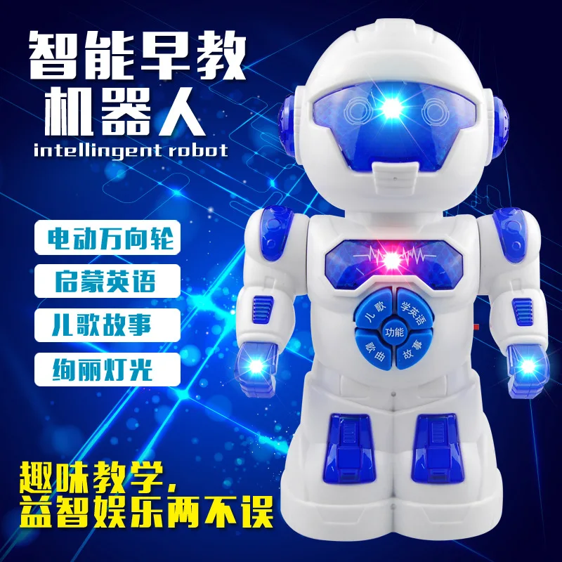 

Children Multi-function Robot Early Learning Story Machine T1 Universal Walking Model GIRL'S And BOY'S Toy