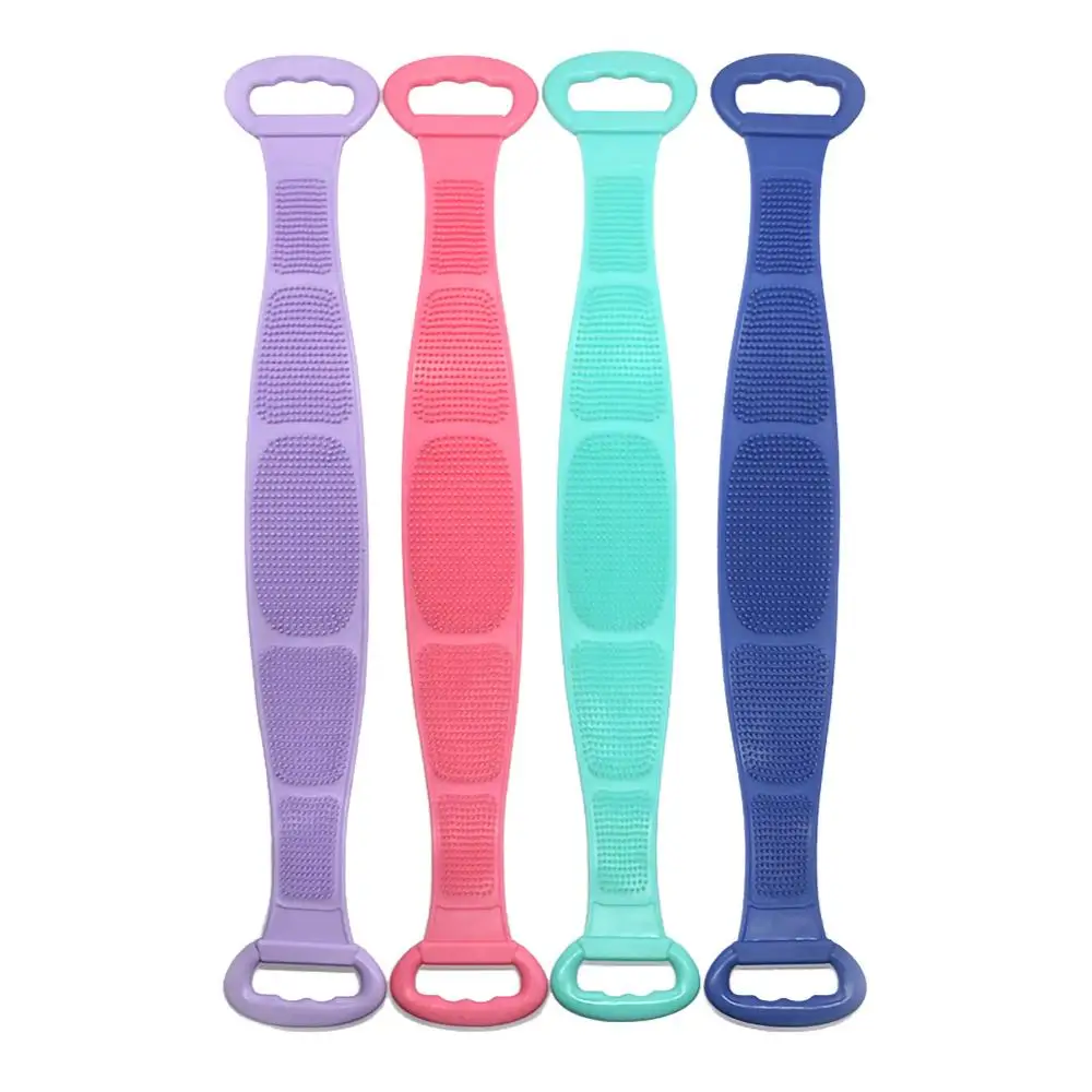 

Magic Silicone Brushes Bath Towels Rubbing Back Mud Peeling Body Massage Shower Extended Scrubber Skin Clean Shower Brushes
