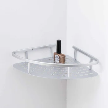 

Space Aluminum Bathroom Shelf Basket Shower Shampoo Soap Cosmetic Shelves Bathroom Accessories Storage Organizer Rack Holder