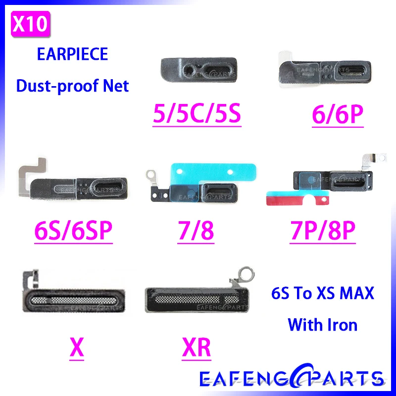 

Adhesive Ear Speaker Earpiece Anti Dust Screen Mesh for iPhone 5S 5C 6 7 8 Plus XR XS MAX Dust-proof Net Mesh Stickers