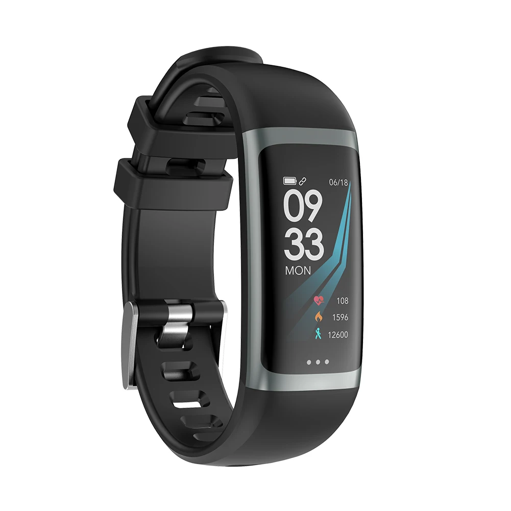 Черный G26 цветной экран Смарт спортивные часы Android IOS Телефон Smartwatch монитор сердечного ритма функции кровяного давления для женщин мужчин малыш - Цвет: Черный