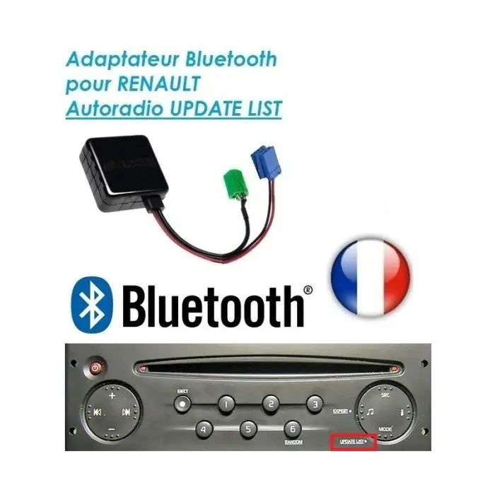 6 pinos + 8 pinos iso aux auxiliar de áudio em bluetooth para renault clio scenic trafic skyexpert lista atualização cd carro rádio