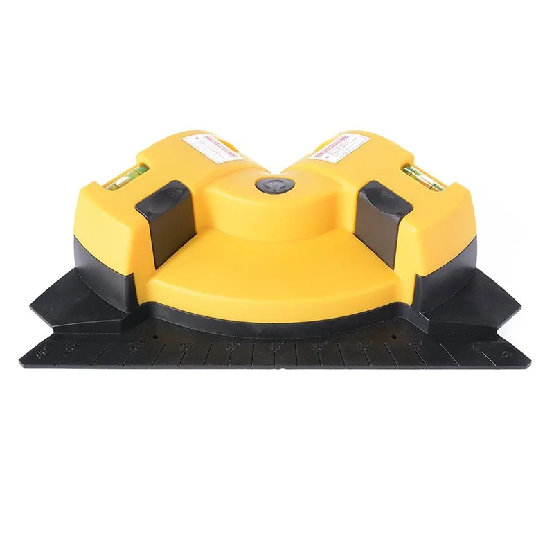 Laser Level Right Angle 90 Degree Deco Infrared Line Recreation Leisure Leveling Tool Triangular Ruler Woodworking Tiles Line