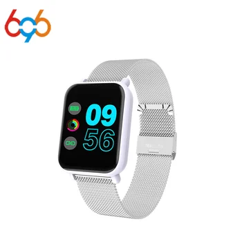 

696 Fitness Smart R6 Bracelet Full Screen Touch Sports Meter Step Heart Rate Monitoring Intelligent Reminder Multi-Language