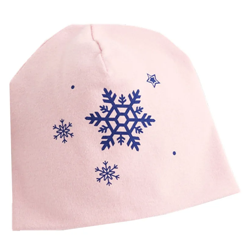 Хлопковая детская шапка бини для мальчиков и девочек с мультяшным принтом