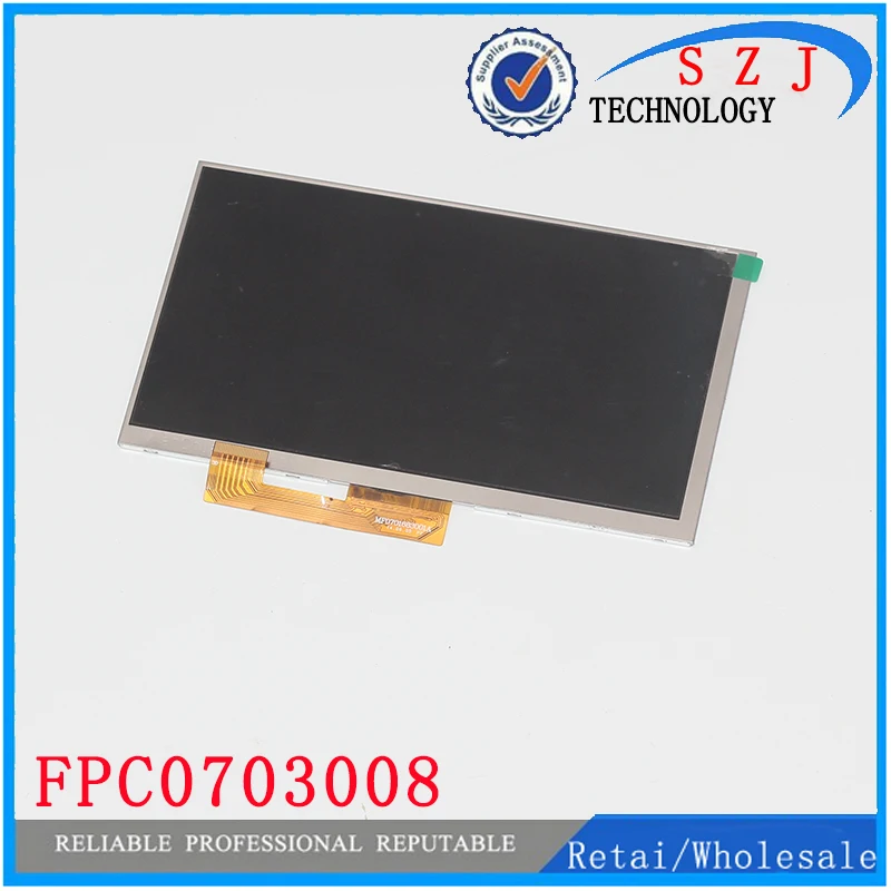 

Original 7'' inch LCD Display Matrix FPC0703008_A FPC0703008 3G TABLET 1024*600 LCD Screen Lens Frame replacement Free Ship