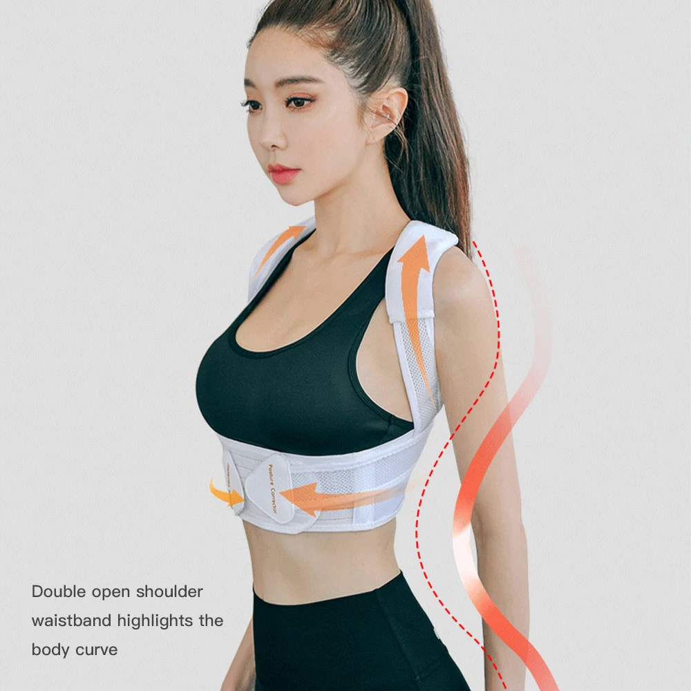 New Medical Relieve Pain Back Posture Correction Belt Lumbar Braces Ultra-Light Ultra-Breathable Men Women Back Support Bandage