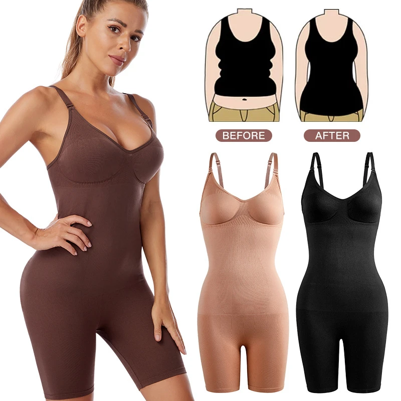 Women's Bodybuilding girdle belly contracting breasts support push up one-piece corset postpartum waist-slimming corset full body shaper