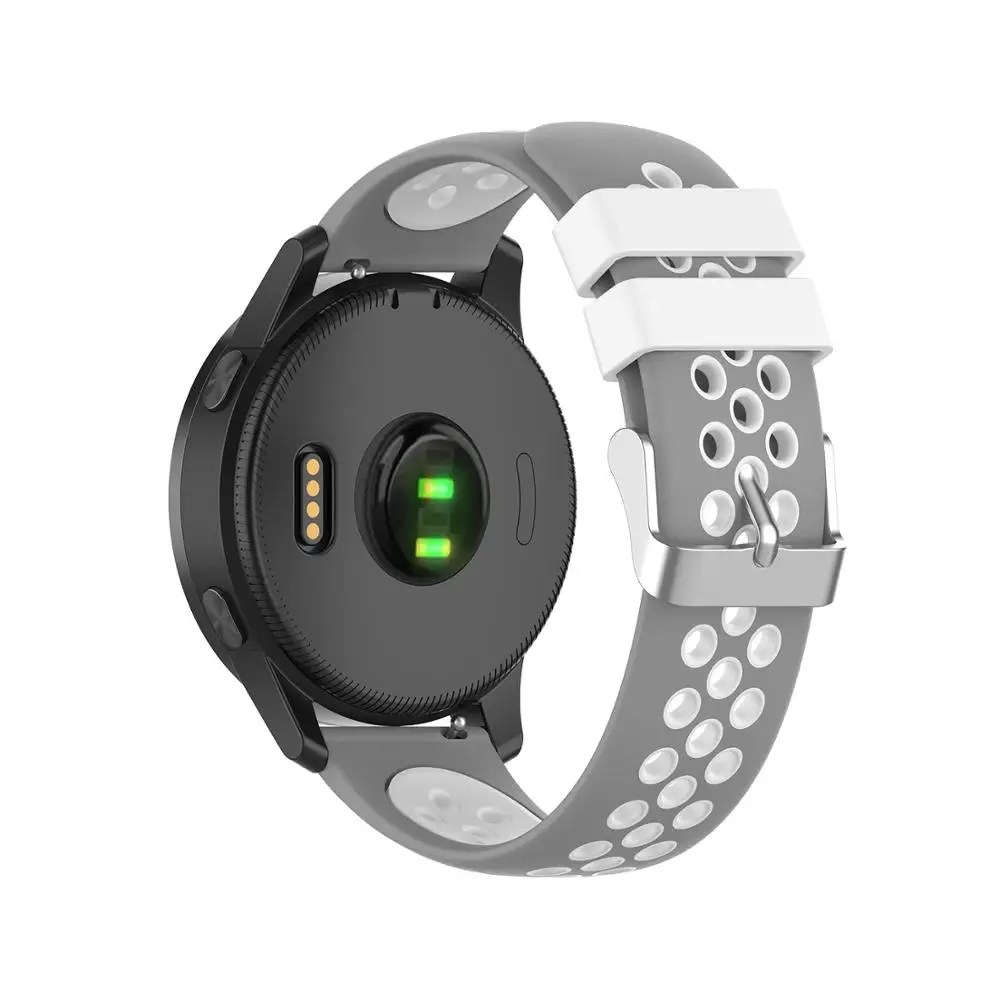 Силиконовый ремешок для часов Garmin Vivoactive 4 4S, Смарт-часы, браслет на запястье, спортивный ремешок для Galaxy Watch 46 мм/GTR 47 мм - Цвет: H