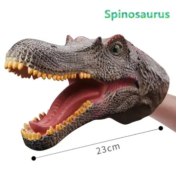 

Dinosaur Animal Soft Hand Puppet Rubber Realistic Jurassic Dinosaur Toys Shark Puppet Boy Toy Kids 72XC