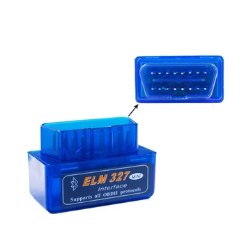 

ELM 327 Bluetooth V1.5 PIC 18F 25K80 Mini ELM327 1.5 OBD2 Automotive Diagnostic Tool Support J1850 Protocols