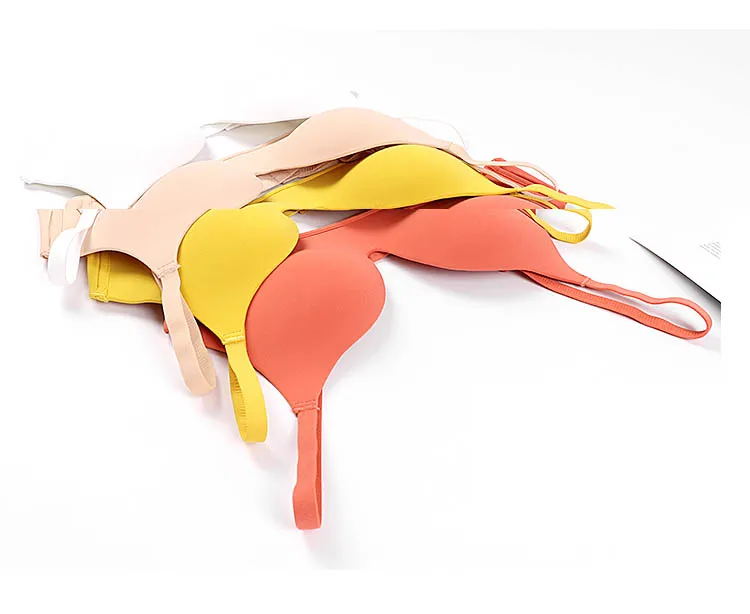 CINOON Fashion Sexy Bras for Women Push Up Lingerie Seamless Bra Bralette Wire Free Brassiere Solid Color Underwear Intimates (13)