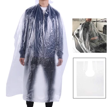 

50/100pcs Disposable Shawl Hair Salon Apron Haircut Hairdressing Cape Gown Health Care Waterproof Capes for Hair Cutting Styling