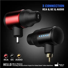 Newst татуировки Мини мощность RCA разъем постоянного тока для Ротационная Машина для татуировки ручка