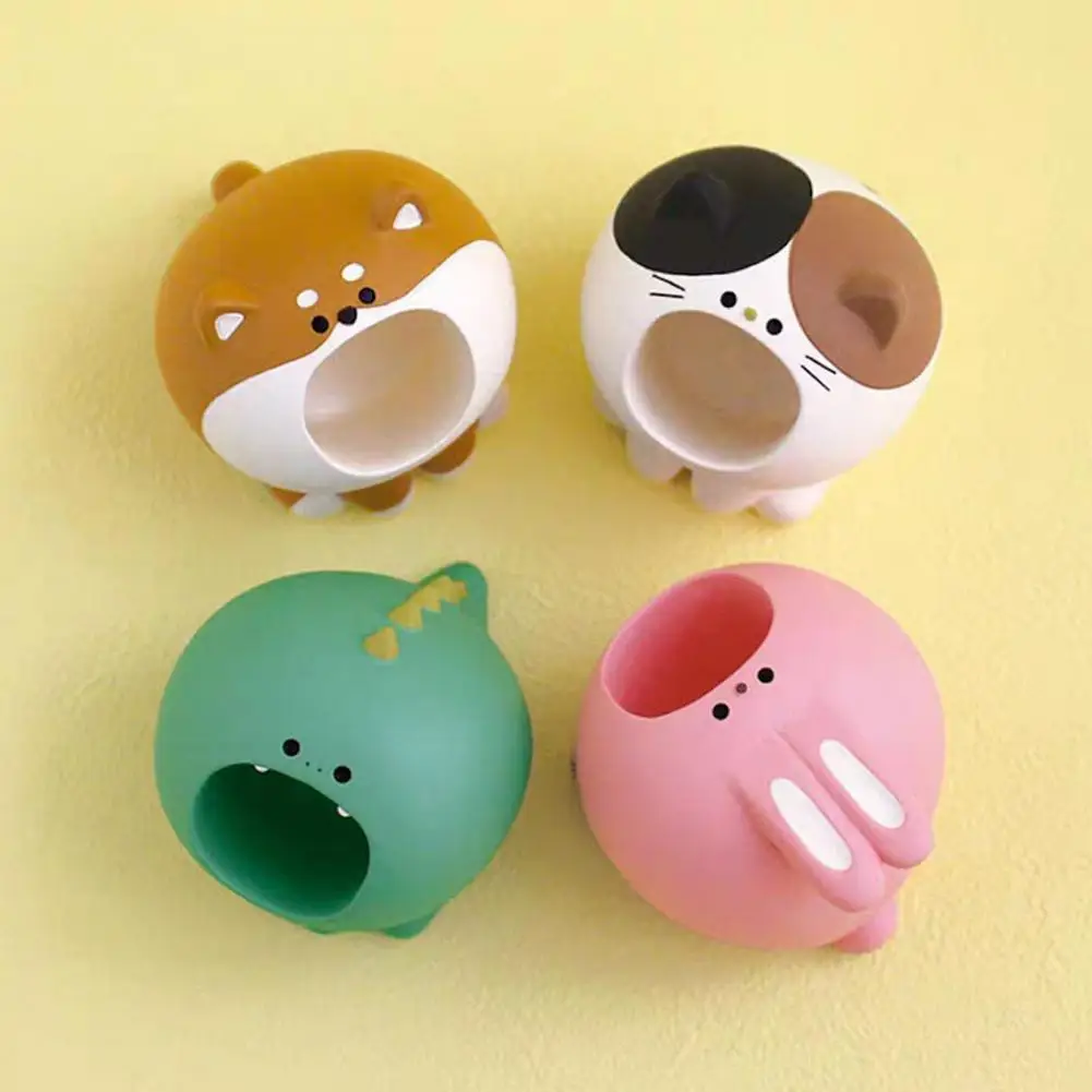 

Resin Fashion Storage Stand Pencil Holder Decorative Paper Clip Case Creative for Office