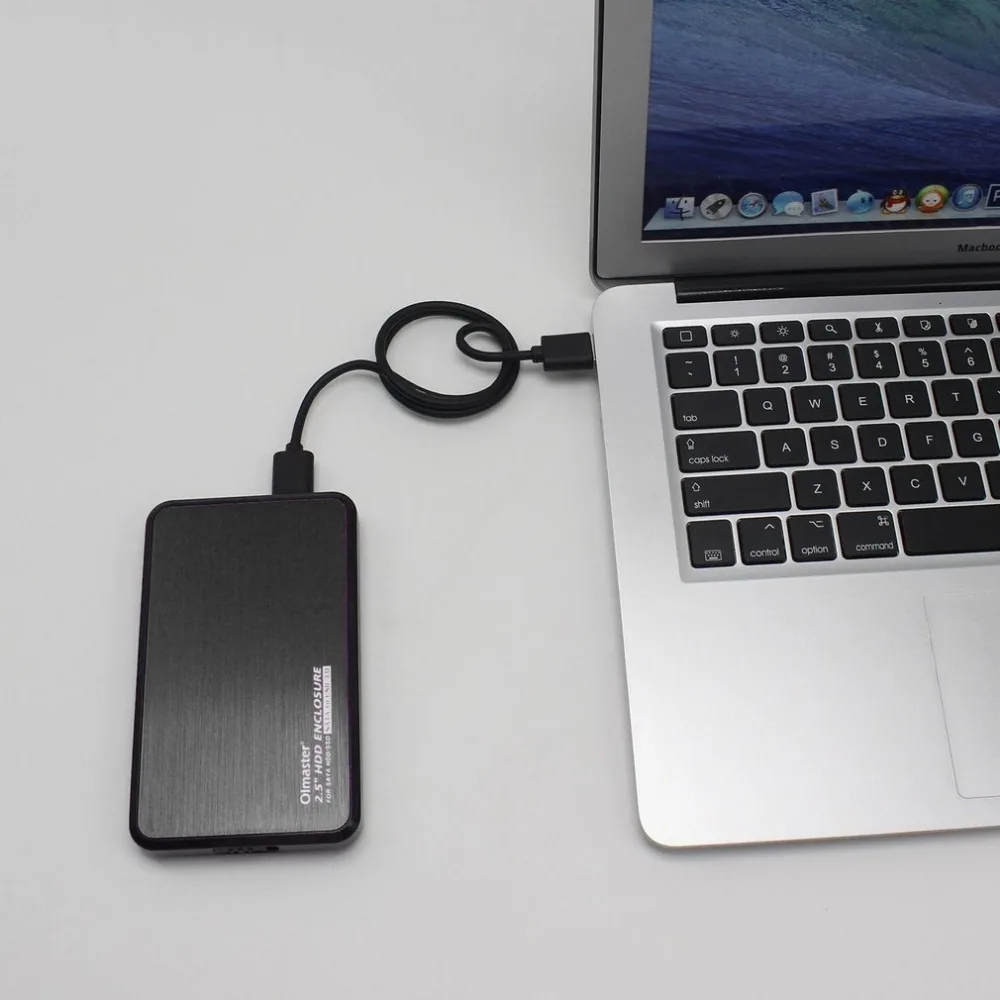 Olmaster 2,5 дюймовый HDD SSD чехол Sata к USB 3,0 адаптер 5 Гбит/с жесткий диск корпус HDD диск для WIndows PC