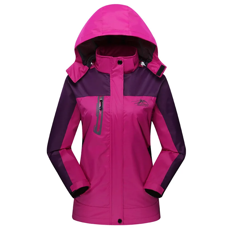 Открытый плащ куртка мужская однослойный тонкий лыжный костюм водонепроницаемый стиль дышащая одежда для пар альпинизма женская верхняя одежда - Цвет: Purple