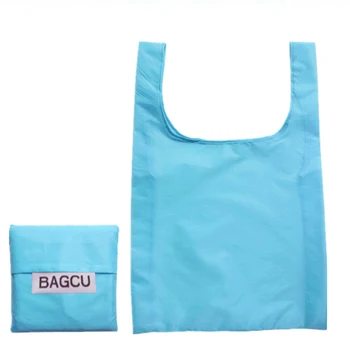

Practical Portable Shopping Bag Multifunctional Waterproof Eco-friendly Useful Solid Oxford Cloth Large Capacity Foldabled Women