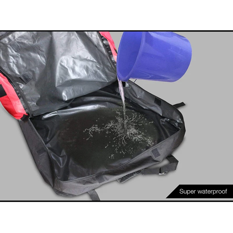 Складная Автомобильная грузовая сумка на крышу, водонепроницаемая сумка на крышу, переноска для багажа, переносная черная сумка для хранения, дорожная водонепроницаемая сумка для внедорожника, фургона для автомобилей