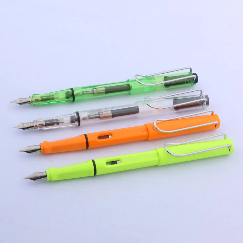 Новинка JINHAO 599 перьевая ручка Прозрачный Качественный модный дизайн M