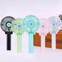 Мини вентилятор три режима вентиляторы светодиодный перезаряжаемый складной Ночная переносная лампа Пешие прогулки мини лето