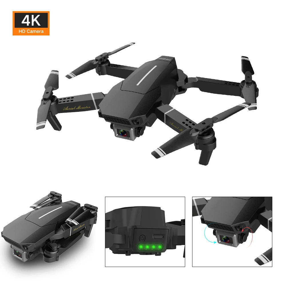 Дрон RC UAV GPS Wifi FPV AUV Новый 2020 E88 Модернизированный E100 аэрофотография uav камера