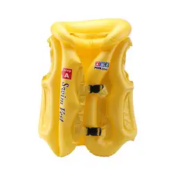 Детский бассейн надувной спасательный жилет для плавания лодок изготовлен из нетоксичного ПВХ материала, безопасен в использовании. Жилет